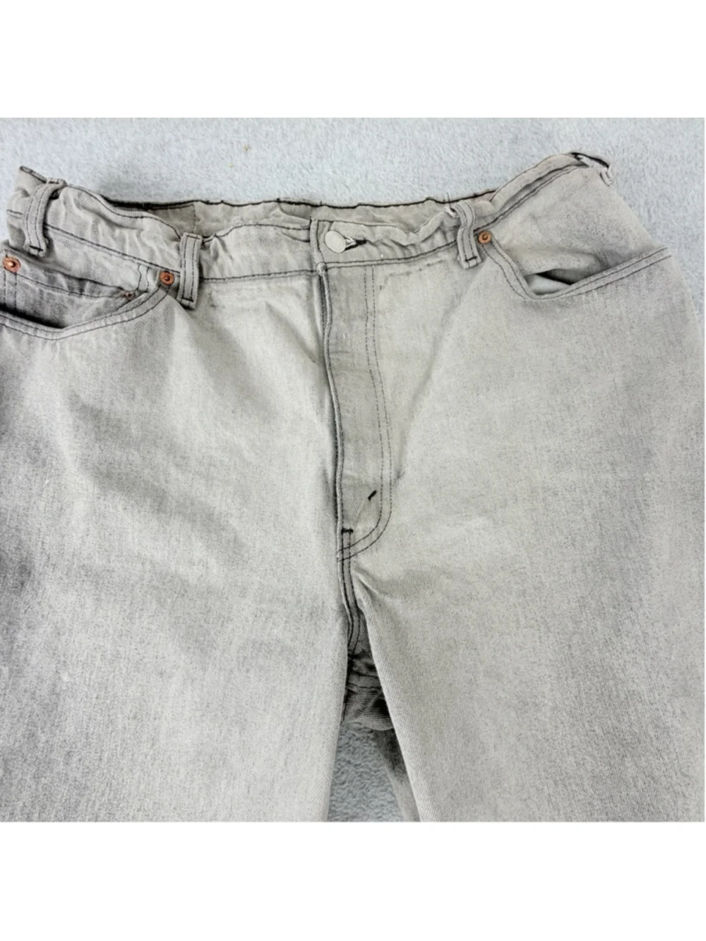 LEVI’S 560 VINTAGE 90s Jeans W40 L32 Faded Black LOOSE FIT TAPERED Distressed
